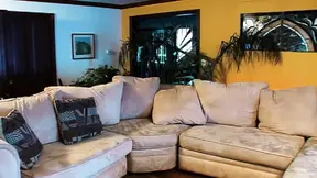 scened blonde gets double penetration and messy facial from two men