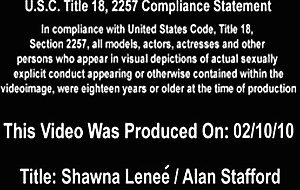 Pretty Shawna Lenee Teases Alan Stafford About His Naughty Gift