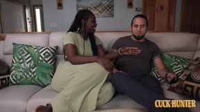 Dark Skin Wife Reckons with Husband's Forgetfulness by Riding a BBC