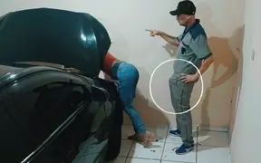 Naughty Mechanic Meets Horny Girl!