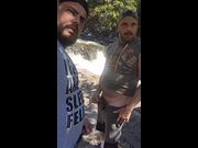 Risky highway Truck ride Bate and forest goon