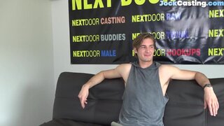 Hung casting straighty enjoys beating his meat