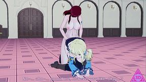 Lucy Elsa Fairy Tail hentai videos blowjob handjob horny and cumshot gameplay porn uncensored... Thereal3dstories..