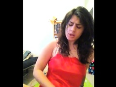 Quiet Sexy Amateur Fingers Herself to Orgasm on Webcam