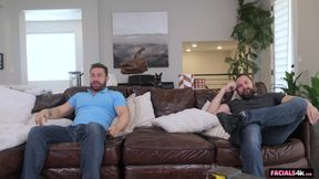 Hot French Maid Gets Spitroasted!