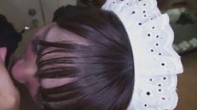 Delightful Chisato Hara Arrives as Hot Maid Cosplay Girl for Steamy Volleyball Action