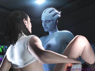 Shemale hentai Creampe (Mass Effect X Star Wars CG Animation)