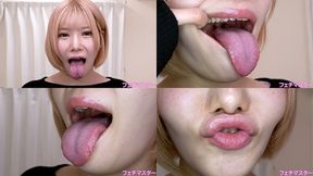 Mahiru Sakura - Erotic Tongue and Mouth Showing - - 1080p