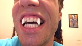 vampire teases shrunken homo before eat