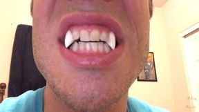 vampire teases shrunken homo before eat