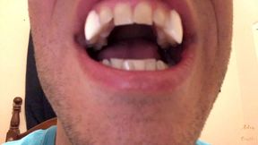 vampire teases shrunken homo before eat