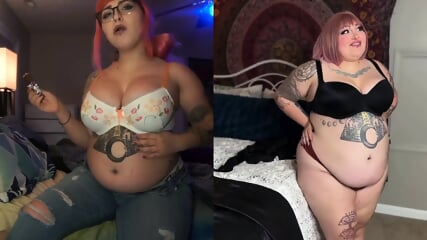 Tattoo BBW before and after weight gain