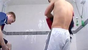 Twink Raw Shower Fuck 3-way