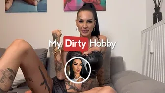 Busty German Maja Bach enjoys cuckold fantasy with dildo and creampie