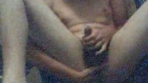 Internet friend jacks off his hairy dick and fingers his asshole