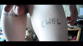 This is what fagot and prison male whore looks like