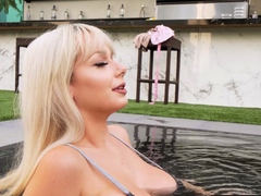 Perfect tit fuck by big tits stepmom