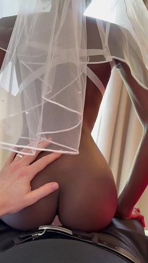 First Night with a Petite Ebony Wife