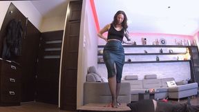 AMAZON DARIA (KARMA MOON) - Karma Surplus - EXTREME Facetrampling And Foot Domination In Fishnets (FACEBOX) GOPRO VERSION