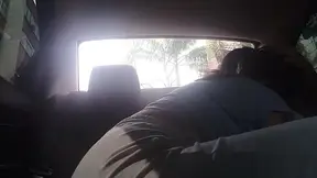 Colombia GF moans while getting fucked with scissors during a messy public