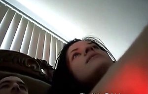 Gf giving a beautifull suck in the chatroom