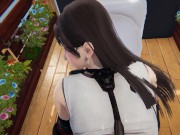 AI Syoujyo FF7 Tifa Pussy Licking Orgasm. Close up view, POV.