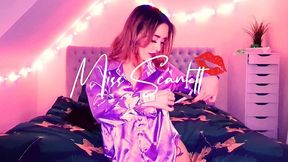 Scarlett's DOUBLE satin blouse rip! (destruction)