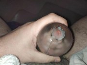 Toy Flooded with Sticky Cum