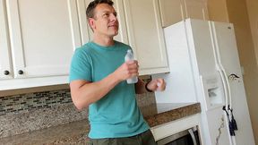 cadey mercury licks balls before facial from jerry kovak