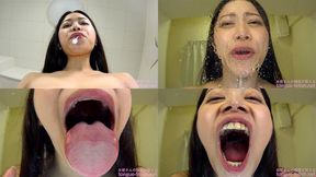 Mio Nozaki - Smell of Her Erotic Long Tongue and Spit Part 1 - 1080p