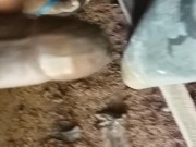 In the cum down pipe
