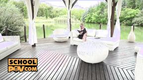 ”POV - Scottish chick Georgie Lyall in snatch & big boobed fuck scene”