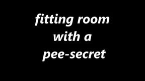 Chantal Channel pee in a fitting room with pantyhose and diaper