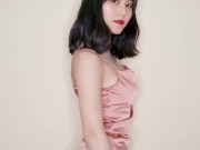 nightclothes changing 你好骚啊！小姐姐试穿品如的睡衣，多款性感内衣试穿秀 污老师炎炎