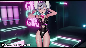 Ibuki Sexy Dance - Hatsune Miku Rabbit Hole (Short Hair) | 3D Vocaloid MMD R-18