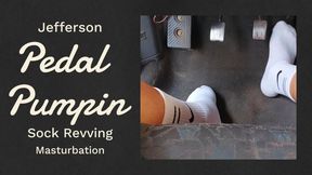 Masturbating while pumping pedal is the most exciting thing ever (T)