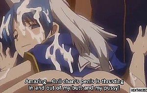 Hentai catgirl gangbanged rough