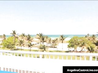 Curvy Cuban Angelina Castro Is Cunt Pounded On Hotel Roof!