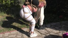 Zoey Ziptie 72h Challenge - Chapter 41 - Chicken Wing Predicament Outdoor and Public Bondage Training - Part 3 wmv SD