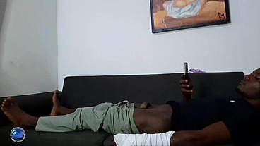 The broken arm patient get his balls dry by big ass sexy nurse