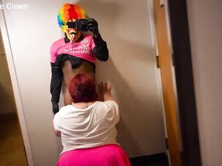 Natalie Kinky Supplicates Gibby The Clown On Her Knees & Back For Her Job Back After Banging Co-Worker Mid Shift