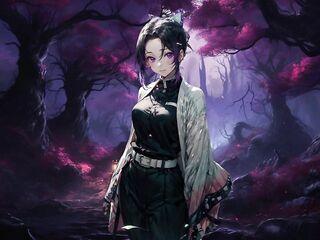 Hashira Demon Slayer Jerk Off Game With Mitsuri and Shinobu - AI Made