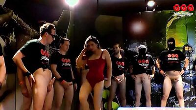 Mira Cuckold goes wild on a train with two hung black guys