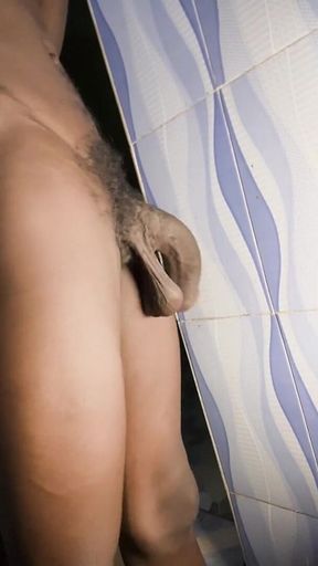 Giant 12inches Cock Taking Morning Piss