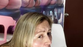 Fucking mouth with the machine