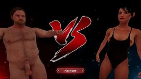 Naked Fighter 3D - Ethan vs. Rachel: Rough Anal Sex and Blown Jobs