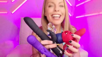 Britney Amber's Wild Solo Ride with Adam & Eve Toys
