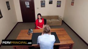 Perv Principal - Big Ass MILF Miss Raquel Fucks The Principal To Keep Her Son In School - Pornstar