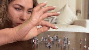 Goddess Among Tinies (HD MP4) Anastasia Vinitova: Giantess, Smoosh, Crush, Smash, Playtime