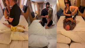 Realhotwife4u Room Hopping Hotwives on a Cruise